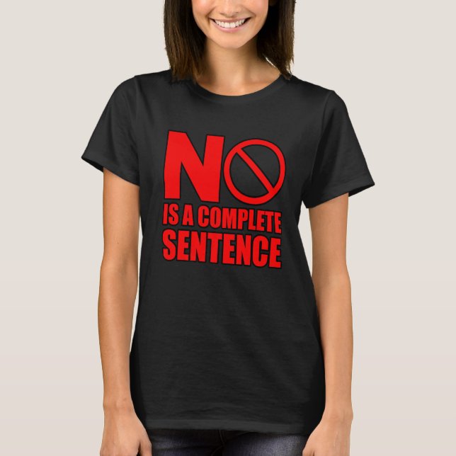Camiseta No es una frase completa (Anverso)
