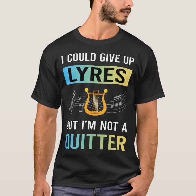 Camiseta No es una letra quitter (Anverso)
