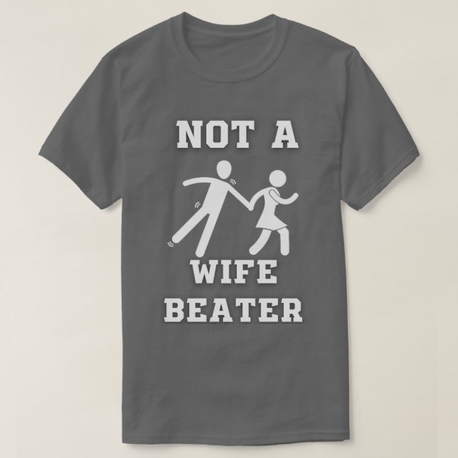 Camiseta No es una mujer golpeadora (Diseño del anverso)