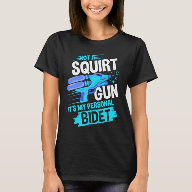 Camiseta No es una pistola de ardillas es mi arma de agua p (Anverso)
