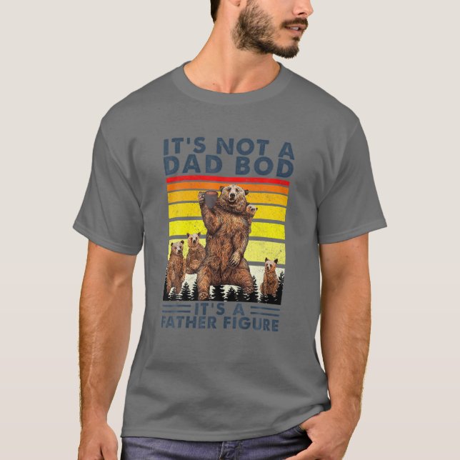 Camiseta No es una sangre de papá es café de oso de la figu (Anverso)