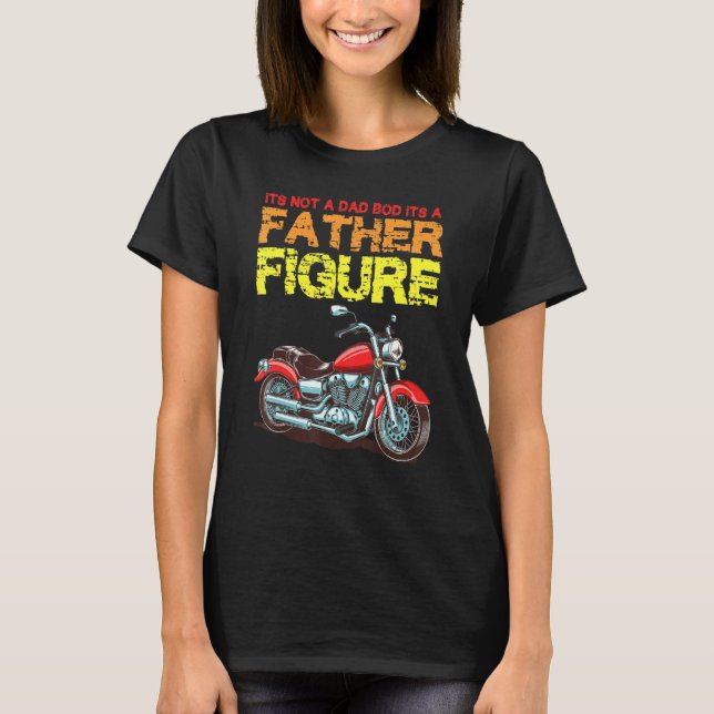 Camiseta No es una sangre de papá es un moto retro de figur (Anverso)