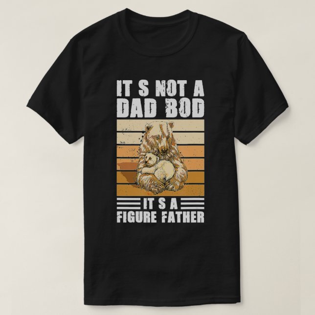 Camiseta No es una sangre de papá es un padre figura oso pa (Diseño del anverso)