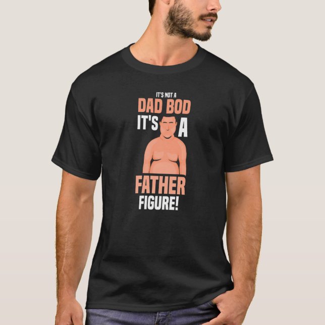 Camiseta No es una sangre de papá, es un padre, figura, pap (Anverso)