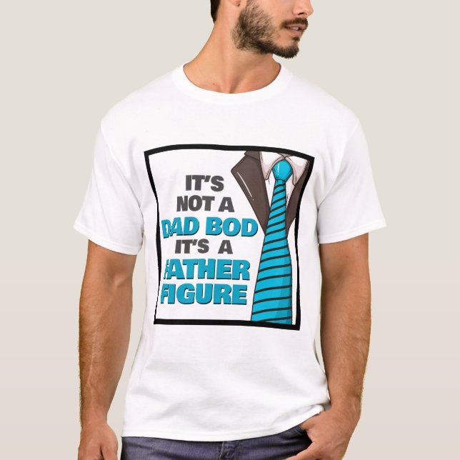 Camiseta No es una sangre de papá es una figura de padre (Anverso)