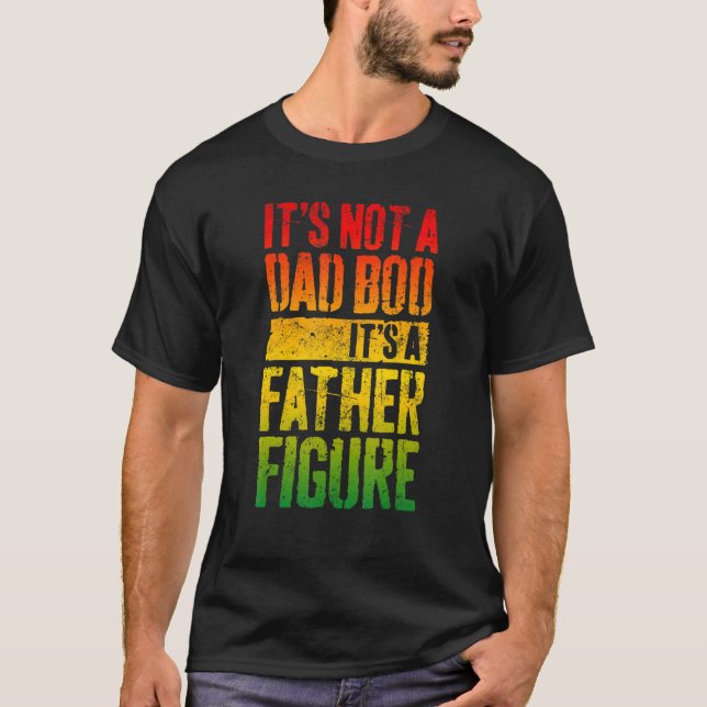 Camiseta No es una sangre de papá, es una figura de padre. (Anverso)