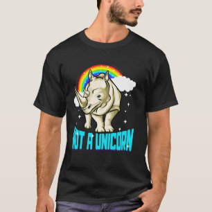 Camiseta No es unicornio rinoceronte un divertido amante de