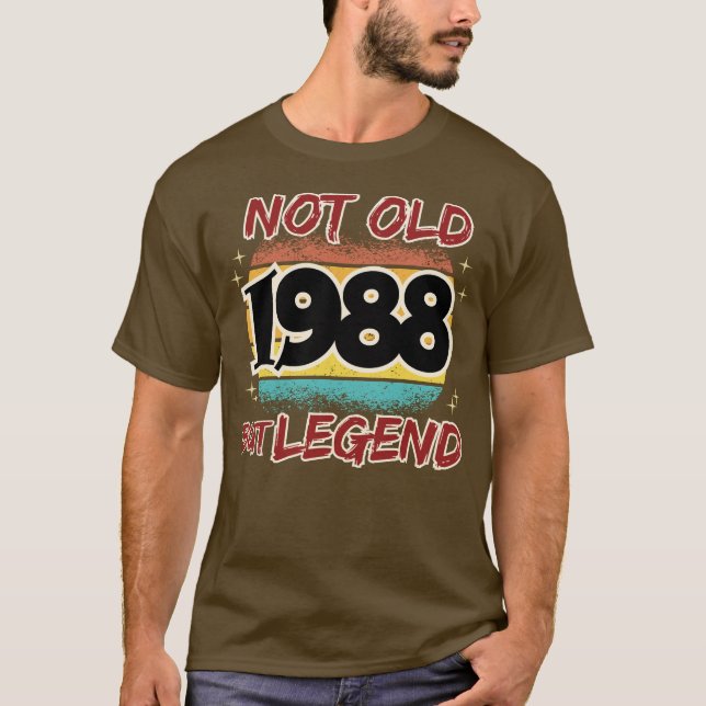 Camiseta No es viejo pero Leyenda 1988 (Anverso)