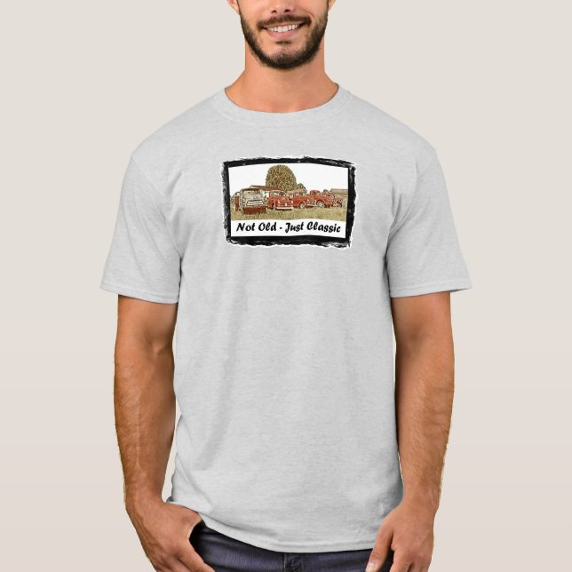 Camiseta No es viejo, sólo clásico (Anverso)