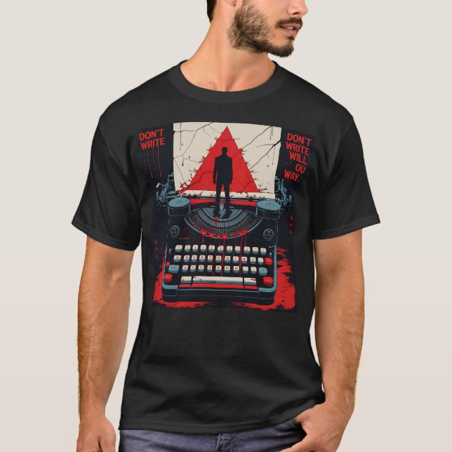 Camiseta No escribir (Anverso)