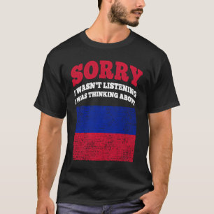 Camiseta No escuchaba que pensaba en Haití
