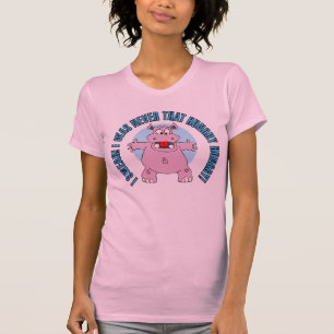 Camiseta No ESE hipopótamo hambriento