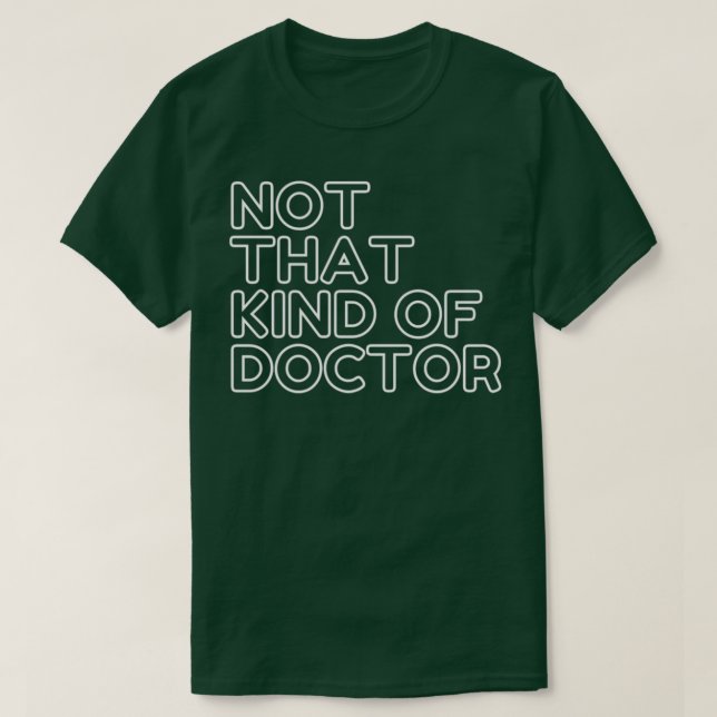 Camiseta No Ese Tipo De Rojo Médica (Diseño del anverso)