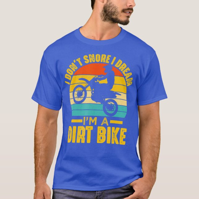 Camiseta No Esniego, Sueño Que Soy Una Motocross De Bicicle (Anverso)