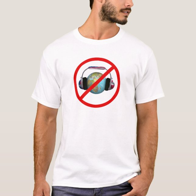 Camiseta No espiar al mundo (Anverso)