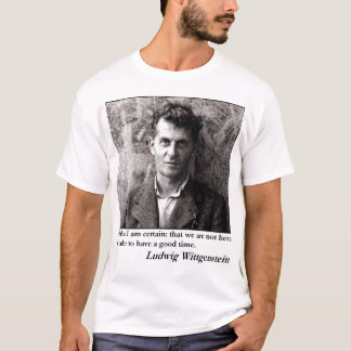 Camiseta "No estamos aquí tener un buen rato. "