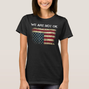 Camiseta No Estamos De Acuerdo Con La Bandera De Ee.Uu. Al