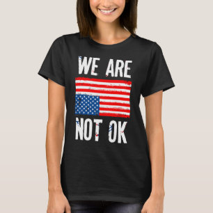 Camiseta No Estamos De Acuerdo En Protesta De Bandera Estad
