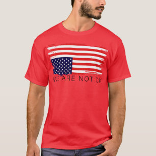 Camiseta No Estamos De Acuerdo Invertir La Bandera Estadoun
