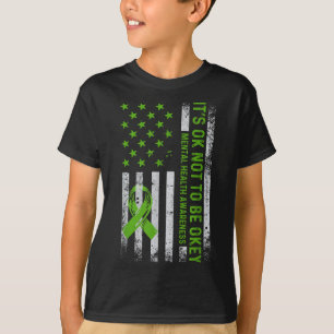 Camiseta No Estar Bien Bandera Estadounidense Salud Mental