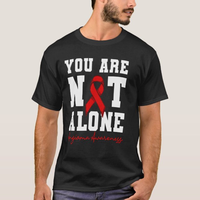 Camiseta No Estás Sola Conciencia Angioma (Anverso)