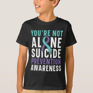 Camiseta No estás sola en la prevención del suicidio