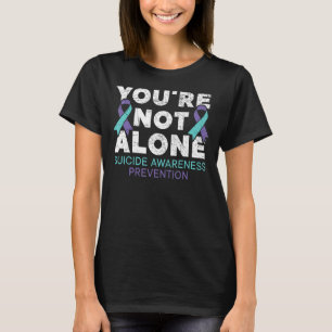 Camiseta No estás sola en la prevención del suicidio