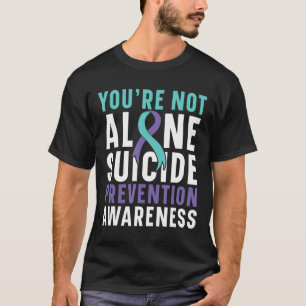Camiseta No estás sola en la prevención del suicidio