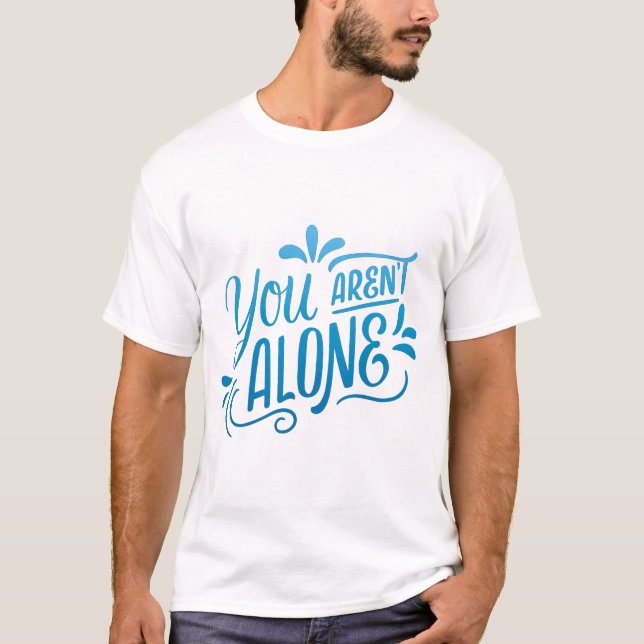 Camiseta no estás solo (Anverso)