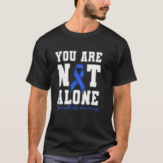 Camiseta No Estás Solo Conciencia de Osteoartritis Cinta Az