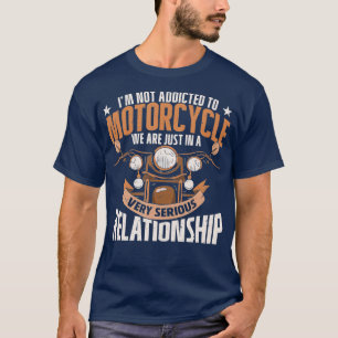 Camiseta No Estoy Adicto Al Motociclista