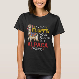 Camiseta No Estoy Afeitando Tu Almohada Pero Alpaca Herida 