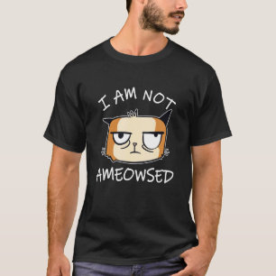 Camiseta No Estoy Ameowsado Gato Enojado Gato Meowy