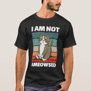 Camiseta No Estoy Ameowsado Gato Enojado Gato Meowy 3