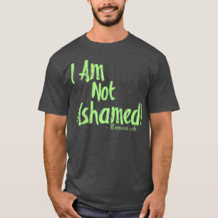 Camiseta No Estoy Avergonzado De Los Romanos Del Evangelio 