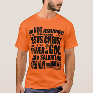 Camiseta No estoy avergonzado del evangelio