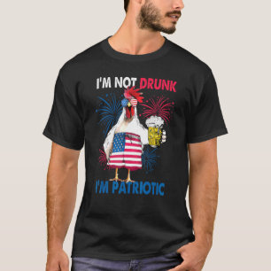 Camiseta No Estoy Borracho Patriótico El 4 De Julio