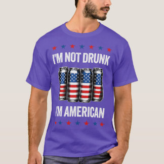 Camiseta No Estoy Borracho Soy Americano Divertido 4 De Jul