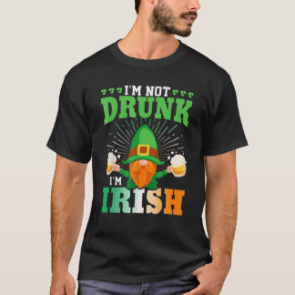 Camiseta No estoy borracho Soy irlandés Gnome Fun Beer St.