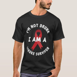 Camiseta No Estoy Borracho Soy Una Sobreviviente De Ataque 