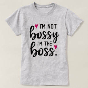 Camiseta No estoy BOSSY Soy el JEFE