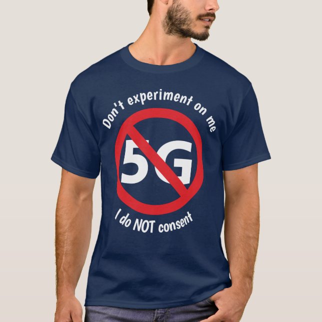 Camiseta No estoy de acuerdo con 5G (Anverso)