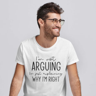 Camiseta No estoy discutiendo