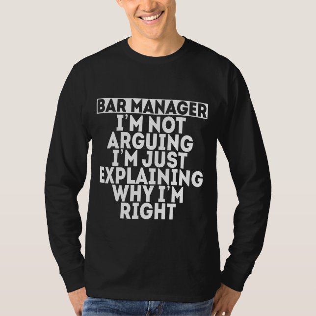 Camiseta No estoy discutiendo sólo estoy explicando por qué (Anverso)