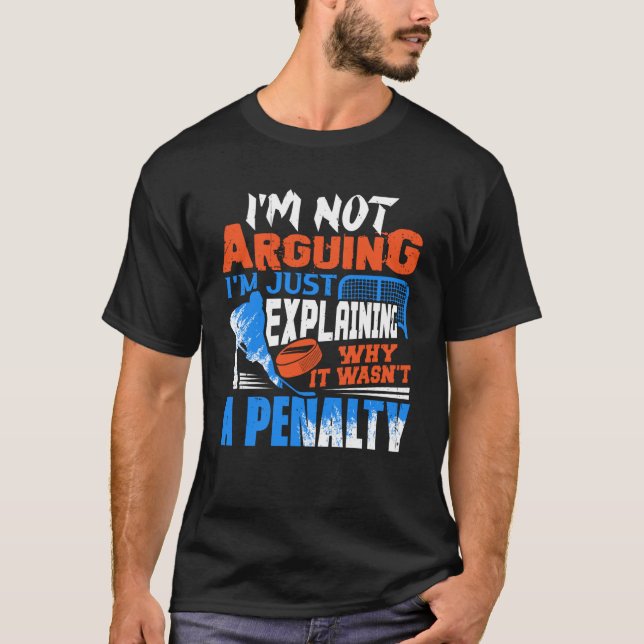 Camiseta No estoy discutiendo sólo estoy explicando por qué (Anverso)
