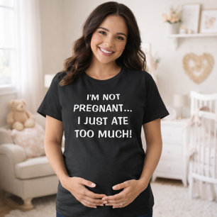 Camiseta No Estoy Embarazada Mamá a la Espera