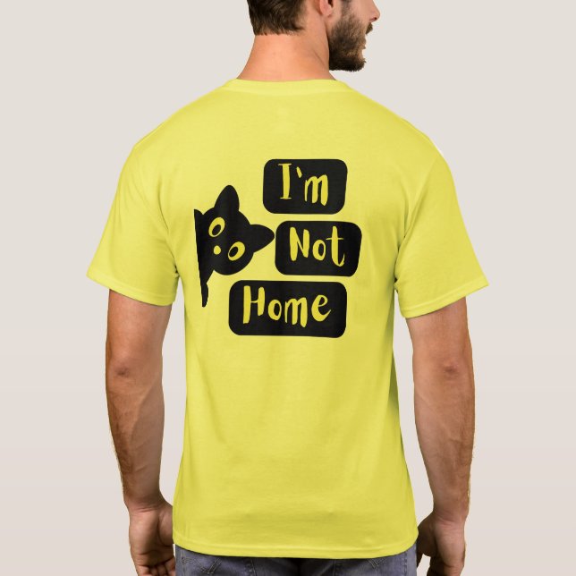 Camiseta No estoy en casa (Reverso)