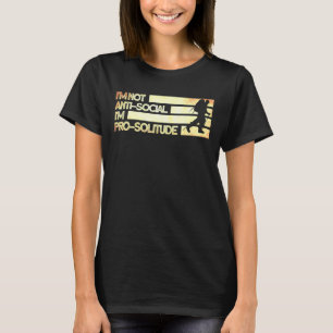 Camiseta No estoy en contra de lo social estoy a favor de l