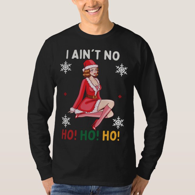 Camiseta No estoy en Ho Ho Ho Ho son Navidades divertidos P (Anverso)