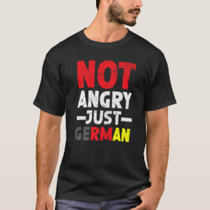 Camiseta No estoy enojado, solo soy alemán Deutschland Alem